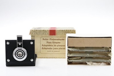 ROLLEI ROLLEIFLEX Plattenadapter mit Kassetten