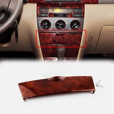 Peach Wood Center Console Storage Box Panel Cover For Toyota Corolla 2003-2008