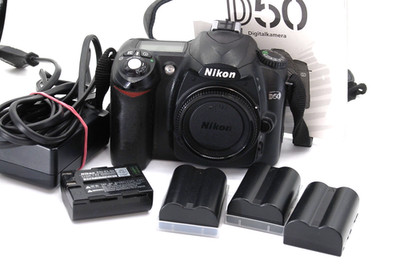 NIKON D50 Gehäuse, black, digitale Spiegelreflexkamera DSLR 6,1 Megapixel