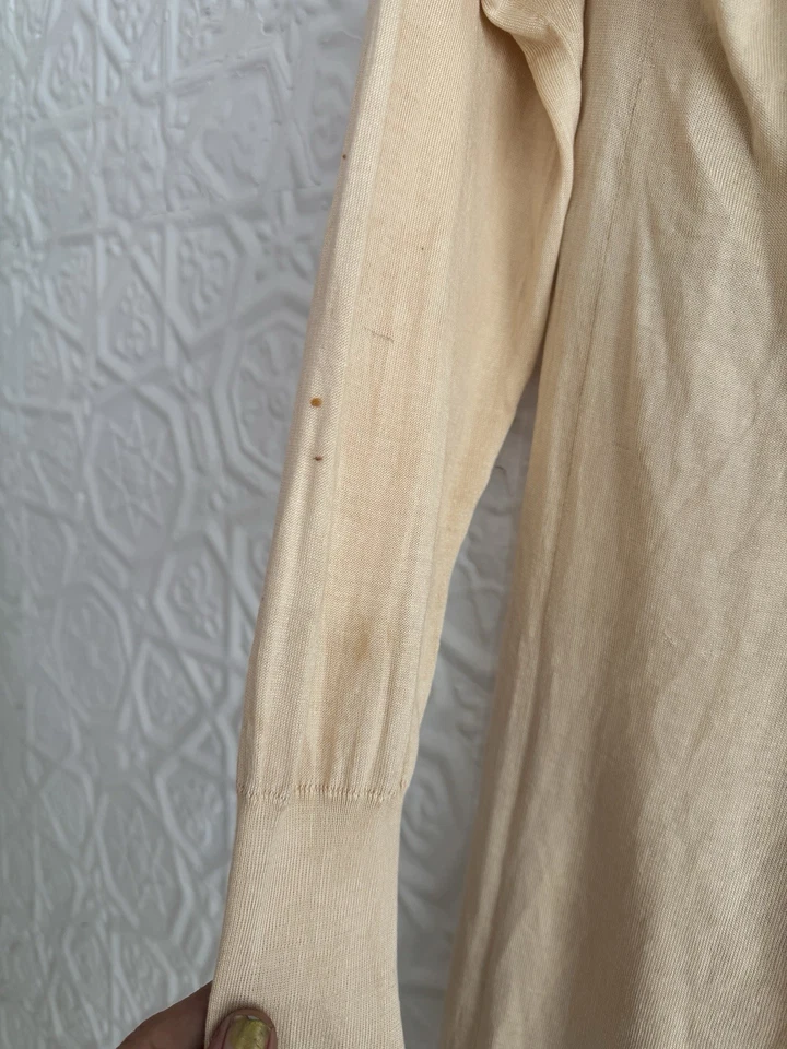 Антикварная шелковая длинная майка John 1920-х 1900-х годов - - Изображение 4 из 4