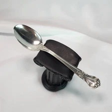 VTG 1940 Sterling Weidlich Teaspoon Ancestry 5 o'clock Monogram Replacement