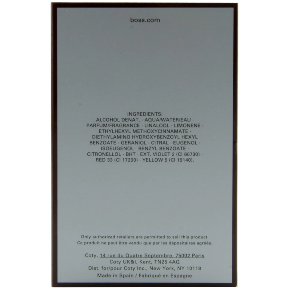 Hugo Boss Boss Man 3 X 100Ml Eau De Toilette EdT Spray Para Hombres - Imagen 2 de 2