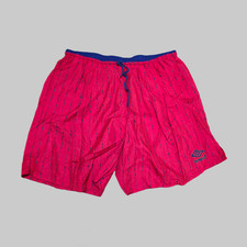 Vintage Umbro Shorts Nylon Made in USA Mens Size XL X 7 Spell Out Pattern