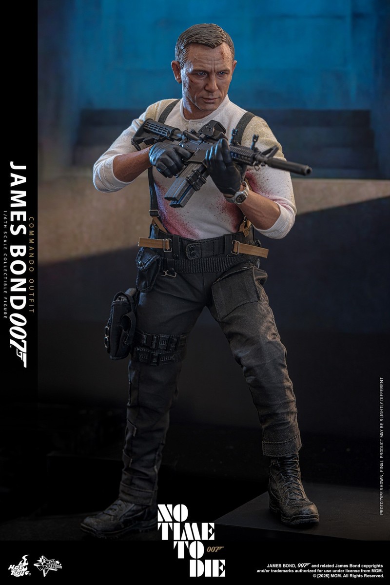 Hot Toys MMS804 007 No Time To Die 1/6 James Bond Commando Outfit