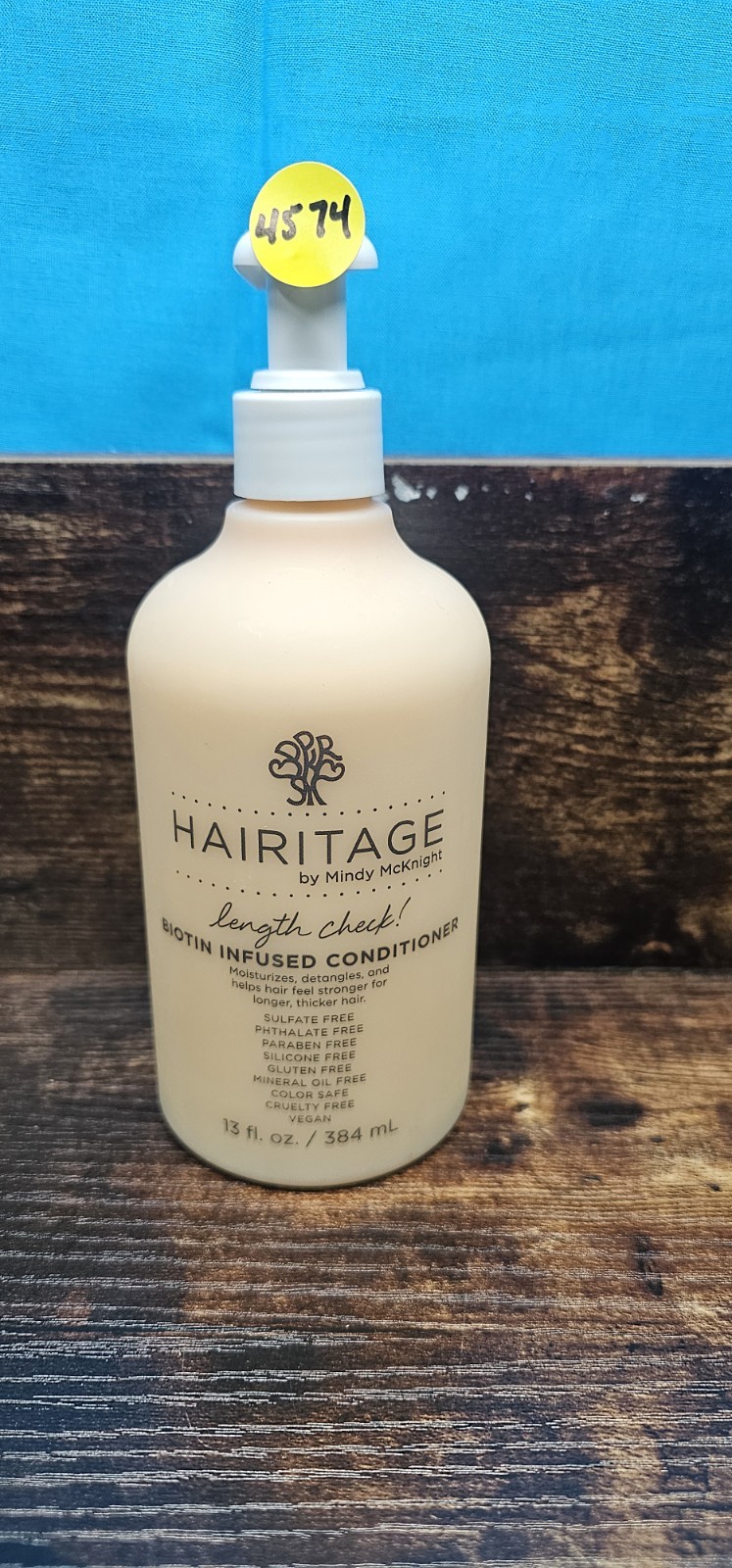 Mindy McKnight HAIRITAGE Conditioner Biotin Infused Length Hair 13 oz/384mL New