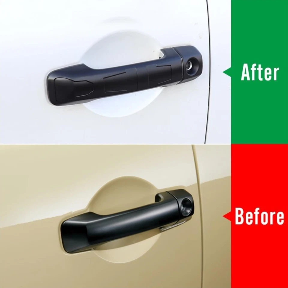 Cubierta de manija de puerta para Toyota FJ Cruiser XJ10 TRD 2007-2022 moldura exterior de coche Foto 2 de 3