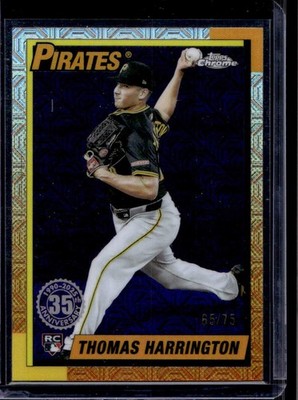 Thomas Harrington 2025 Topps Update #U90C-57 1990 Chrome Purple Mojo Rookie /75