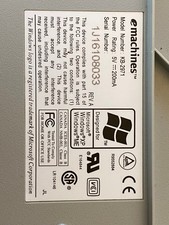 eMachine Desktop PS2 Wired Keyboard Model KB-...