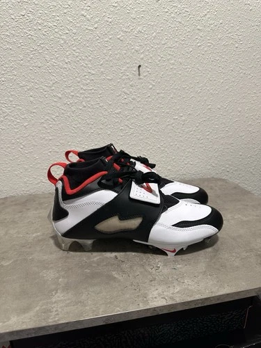 Nike Diamond Turf 93 TD 49ers White Black Gold Fire Red HF5298-100 Men Size 7