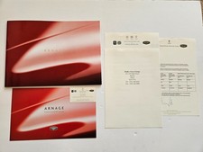 BENTLEY ARNAGE RED LABEL SALES BROCHURE PACK 1999- 2001