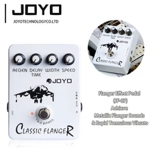 JOYO Classic Flanger Effect Pedal Metallic Flanger & Rapid Tremulous Vibrato