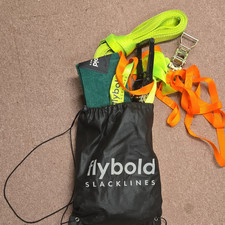 Flybold Slacklines Slackline Kit w/ Ratchet and Carry Bag Slackline