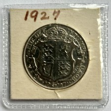 1927 King George V Half Crown 2/6 0.500 Silver Coin