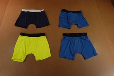 All In Motion Boys Small 6/7 Multi-Color Breathable Boxer Brief 4 Pack New
