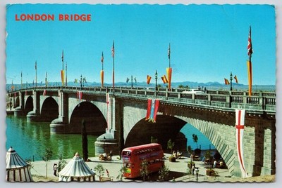 Postcard London Bridge Lake Havasu City Arizona USA Posted 1978