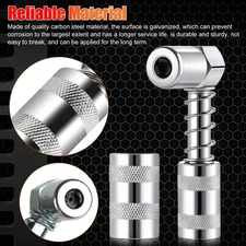 Grease Nozzle Adapter Grease Gun- 90 Degree Grease Coupler Adapter Accessory NEW
