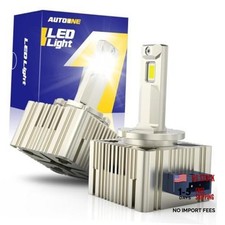D1S Led Bulbs, 70000LM 6000K Cool White, 1400 Brightness  D1R Lamps