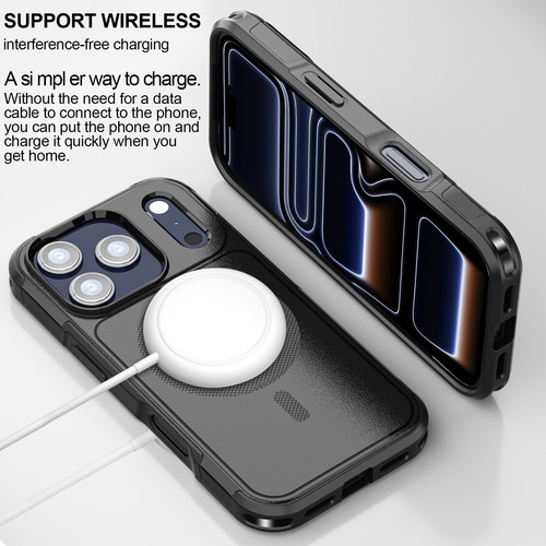 Coque MagSafe pour iPhone 17 16 15 14 13 Pro Max Plus Antichoc Coque Résistante - Photo 83 sur 100