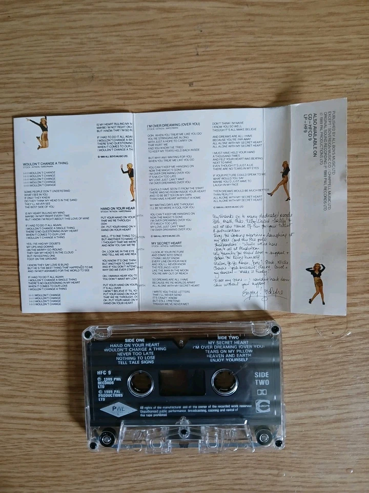 Kylie Minogue-Enjoy Yourself (1989) Fully Play tested Audio VG - Image 3 of 4