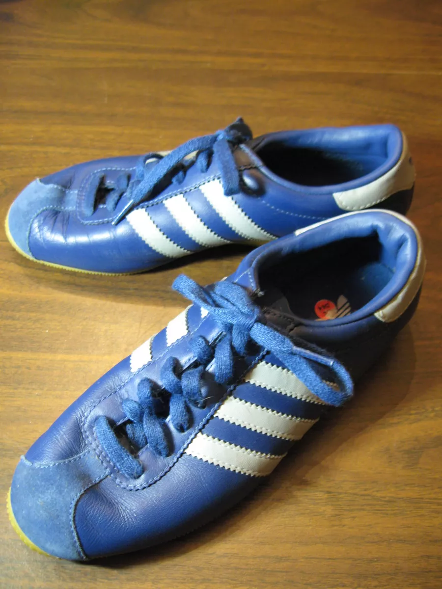 ADIDAS ORIGINALS Vintage 70s Rekord Retro Leather Trainers Shoes