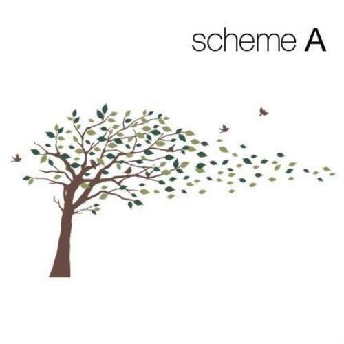 Blowing Leaves Tree Decal - Bild 3 von 11