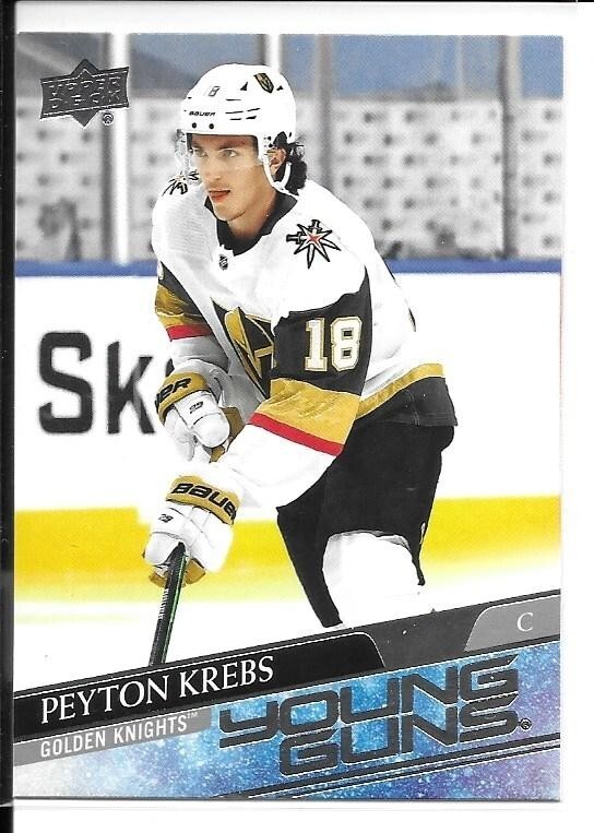 2020-21 Upper Deck Young Guns Peyton Krebs Rookie Card RC #239