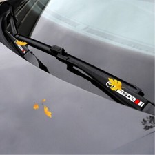 For Mazda Car Accessories 2pcs Pvc Car Window Wiper Sport Sticker Side Decals
