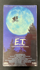 E.T. VHS 1988 MCA Watermark Green Flap Factory Sealed
