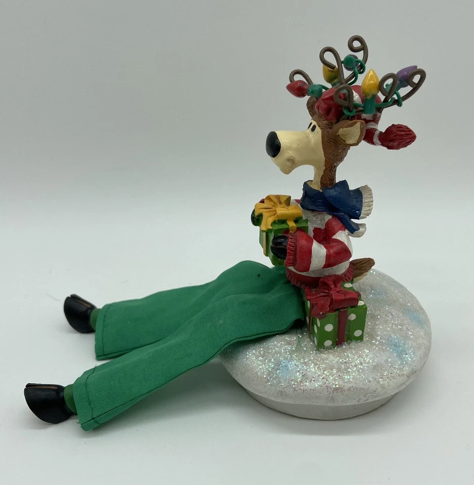 Yankee Candle 2011 Christmas Reindeer Candle Jar Topper - Image 4 of 4