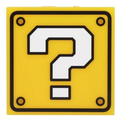 Super Mario Bros. Fragezeichenblock Lampe Nintendo Game Spiel Zocken Light Night - Bild 1 von 4