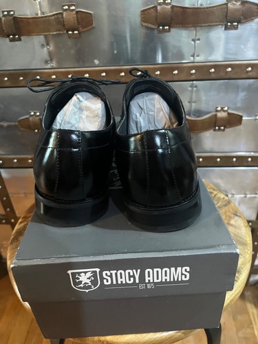 Stacy Adams FARLEY 20115 Men Black Leather Oxford Lace US 11 M - Picture 5 of 8