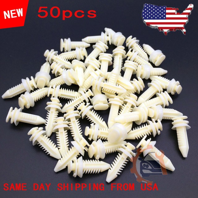 50 Pcs Door Trim Panel Clips For Chevrolet K10 K1500 C3500 Truck SUV