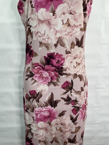 Joe & Elle Bodycon-Kleid Damen Gr. M rosa Blumen Stretch Träger ärmellos - Bild 5 von 11