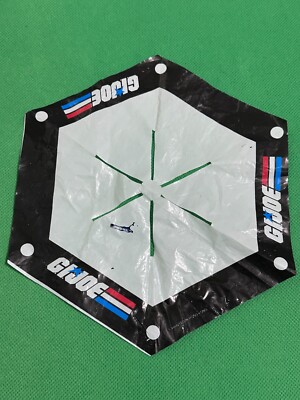 Vintage GI Joe 1983 TYCO Electric Train Battle Set PARACHUTE playset part