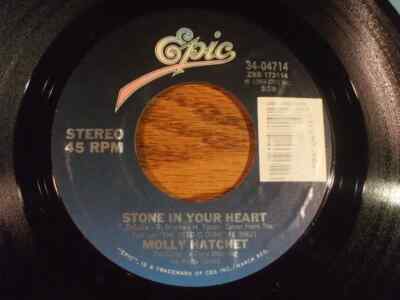 Molly Hatchet Stone In Your Heart Vinyl Single 7inch Epic