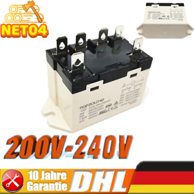 Relais Power 6Pin RGF2OU740 / JQX-76F-TU-2A 25A 200V-240V für SOKE Replaceable