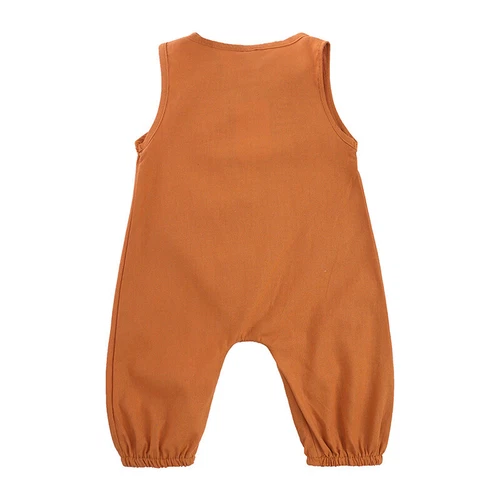 Newborn Baby Boy Girl Summer Cotton Romper Jumpsuit Bodysuit One-pieces Clothes - Picture 16 of 22