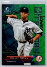 2018  Bowman Chrome #-CA Chance Adams Trending Green 58/99