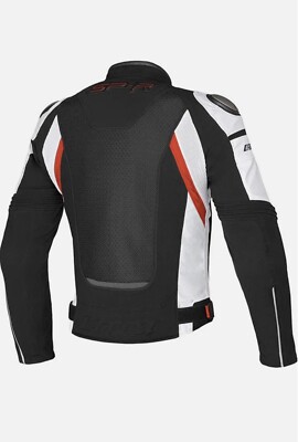Dainese SUPER SPEED TEX Motorbike Motorcycle Black Red Jacket w