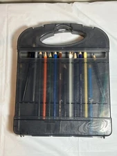 Colored Pencils And Case Art Supplies Crafts Drawing EUC