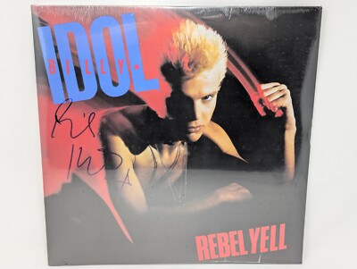 BILLY IDOL: SIGNED Rebel Yell 40th 2LP Marbled Blue & Red Vinyl: Official Store