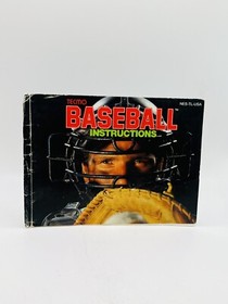 Tecmo Baseball Nintendo NES Game VTG Instruction Manual Only 1988 Authentic OEM