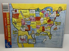 Vintage My Beautiful Country Puzzle 12 Pieces