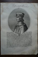 LOUIS XII ROY DE FRANCE...Portrait. Original Engraving (1660). A Paris