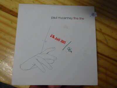 CD Promo Cardsleeve Paul McCartney Fine Line