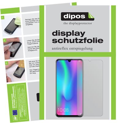 3+3x Schutzfolie für Honor 10 Lite matt Displayschutzfolie Folie Display Schutz