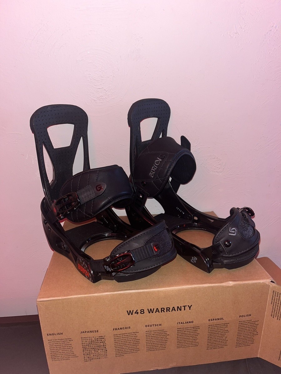 burton freestyle snowboard bindings 2019 - medium in black evo timers and playfully receptive for freestyle junkies Burton Freestyle Snowboard Binding -