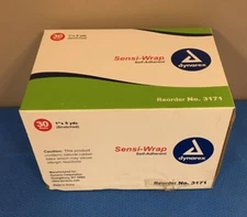 Dynarex #3171 Sensi-Wrap Self-Adherent Bandage, 1" x 5 yds - Qty: 30