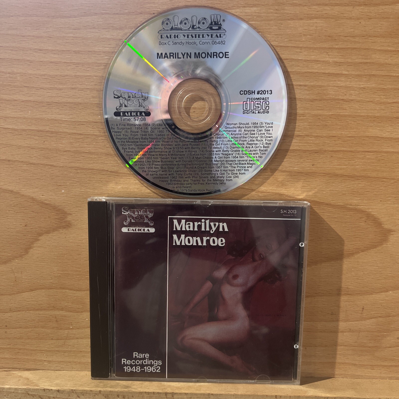 Rare Recordings by Marilyn Monroe (CD, 1999)