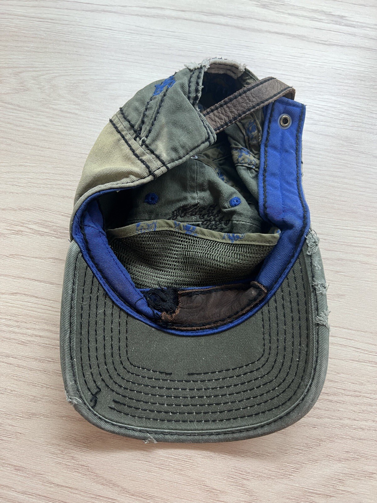 Extremely Rare Vintage True Religion Buddha Cap Hat - Distressed image 6